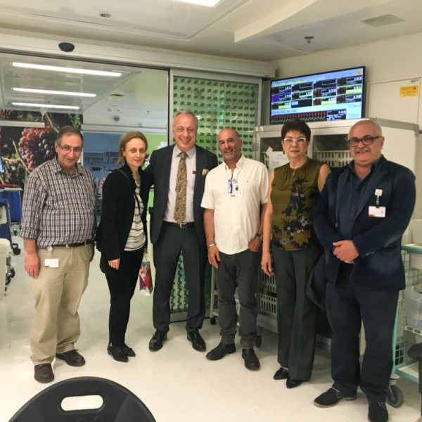 The Delegation of the Tbilisi State Medical University in Rambam Medical Center (Haifa, Israel)
